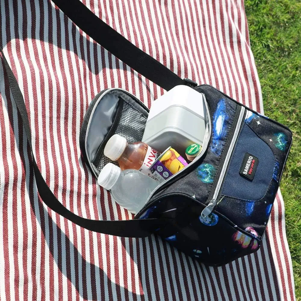Kids Lunch Box insulated Lunch Bag Lunch Organizer Cooler Bento Bags for School Work/Girls Boys Children Studen