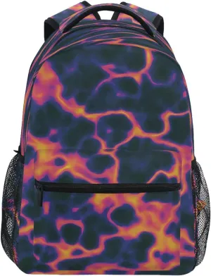 Kigai Lava Travel Backpack for Men and Women Lightweight College Laptop Backpack Business Computer Bag Shoulder Bag Casual Daypack