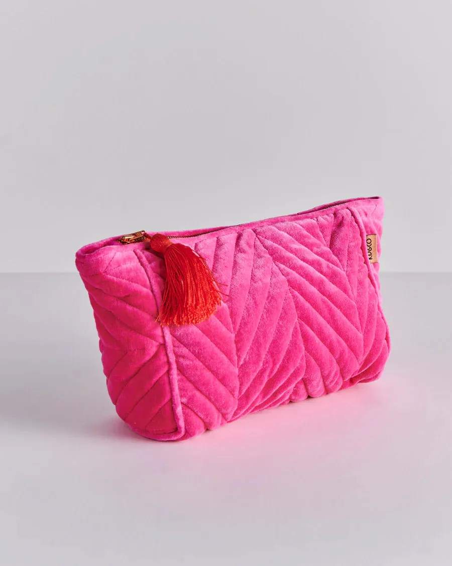 Kip & Co | Me and You Velvet Toiletry Bag