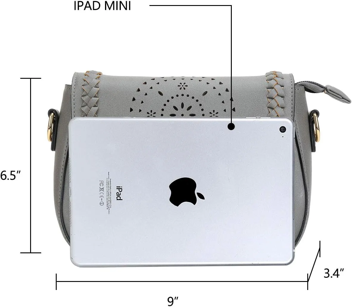 KKXIU Crossbody Bags for Women Hollow Purses with Adjustable Strap