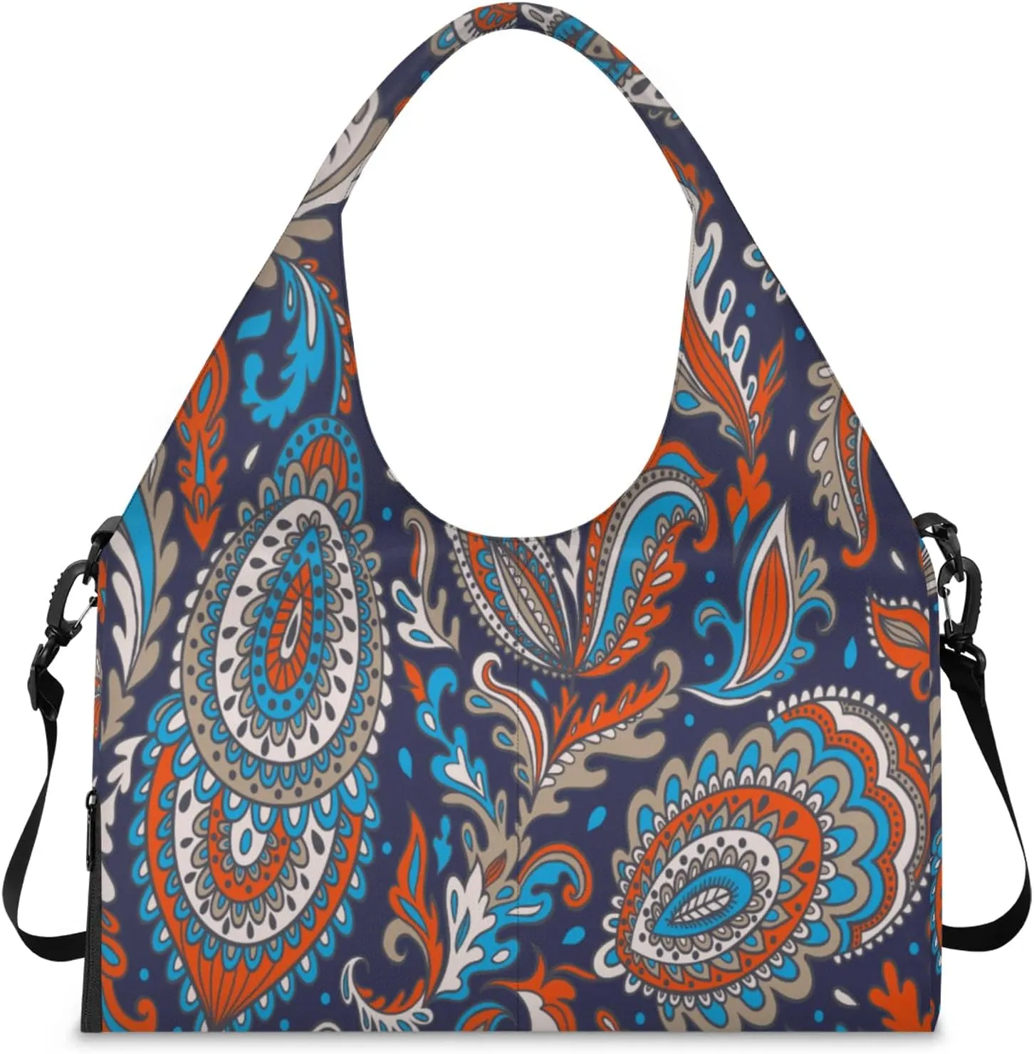 KOBLEN Yoga Gym Bags for Women Duffel Bag with Shoe Compartment and Yoga Mat Portable Weekender Bags for Pilates Travel