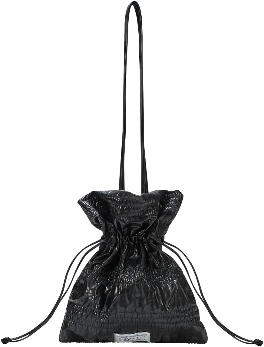 KWANI Crinkle PU Leather Shoulder Tote bags for Women Top Handle Lightweight Handbag Women's Purse
