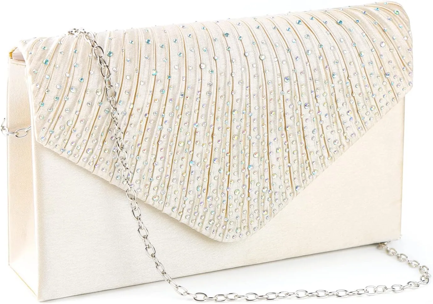 Ladies Purses Envelope Evening Clutch Bridal Diamante Ladies Clutch Bag Shoulder Bag for Party Prom