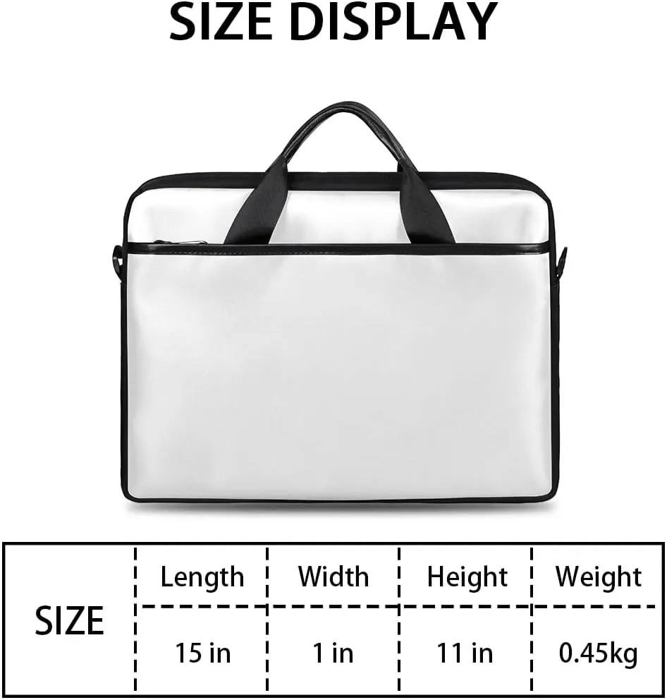 Laptop Shoulder Bag Computer Bag 13-15 Inches Laptop Carrying Case with Shoulder Strap for Women Men