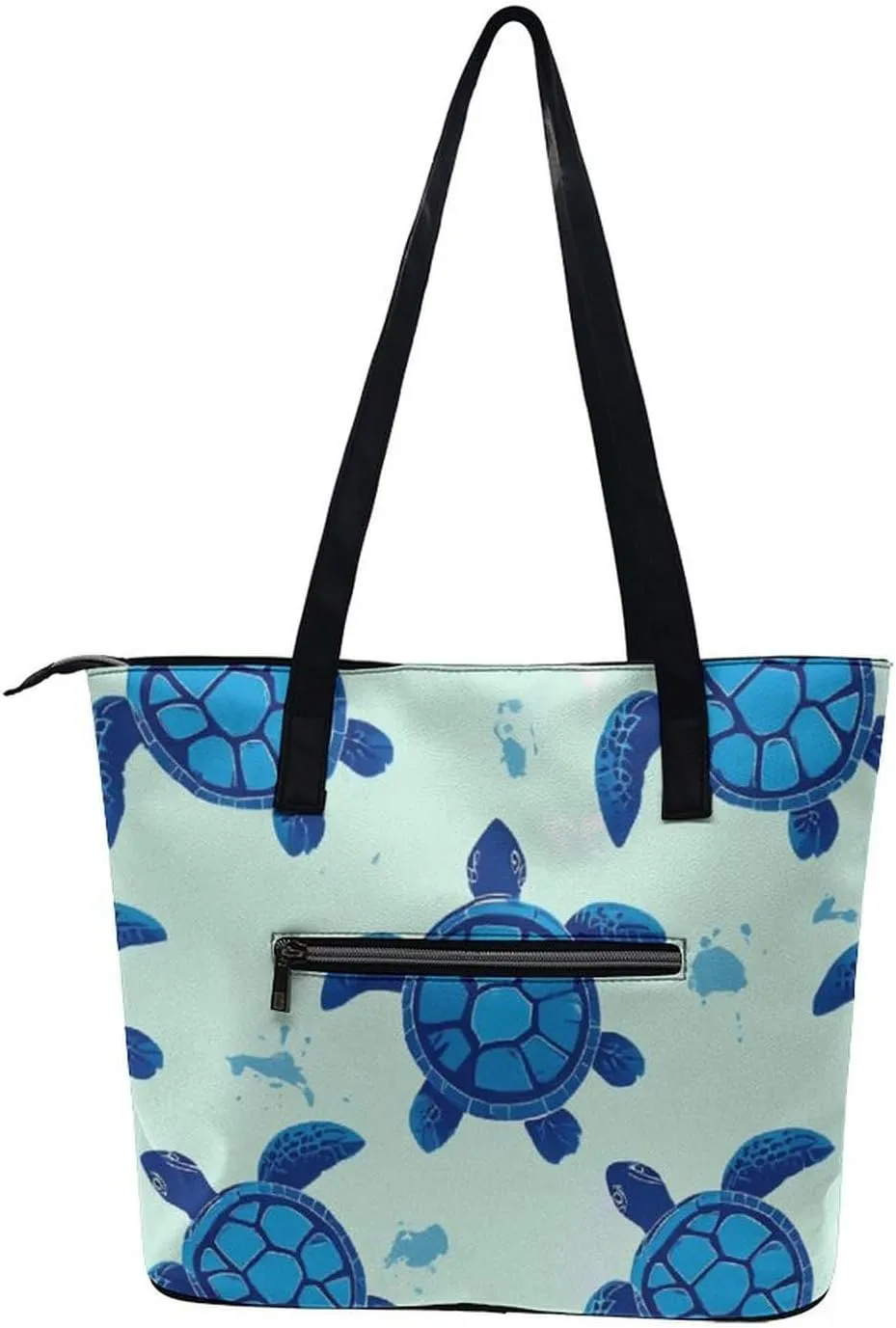 Large Capacity Tote Bag for Women, Women's Funny Lightweight Zipper Handbag for Shopping, Travel, Work