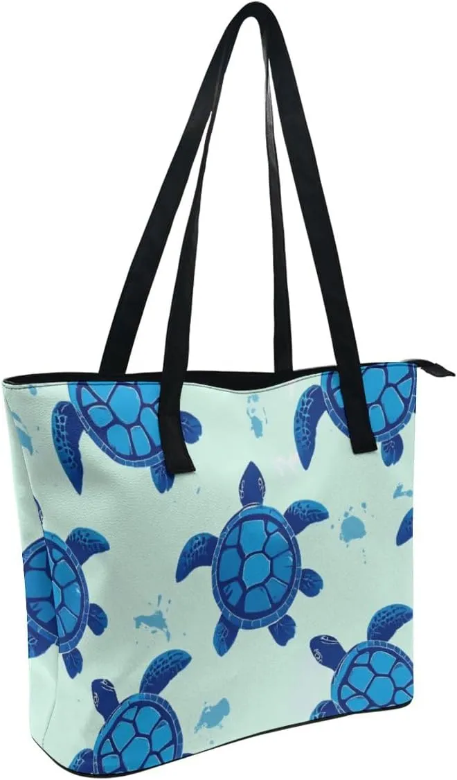 Large Capacity Tote Bag for Women, Women's Funny Lightweight Zipper Handbag for Shopping, Travel, Work