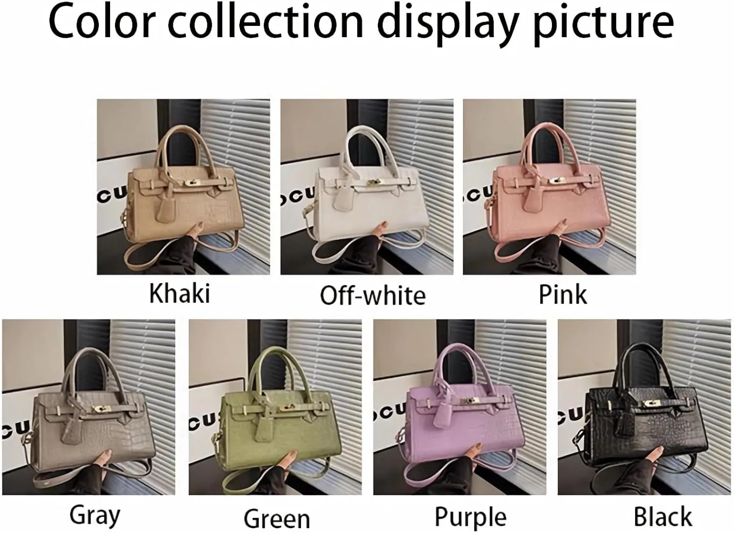 Large capacity women's handbags adjustable shoulder straps shoulder bags and crossbody bags PU underarm Purses