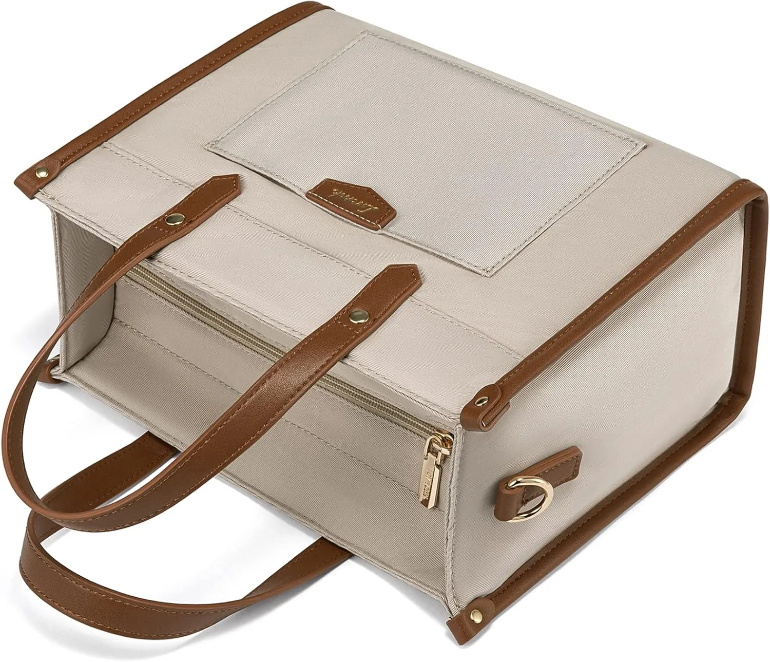 LOVEVOOK Lunch Bag Women Office Work,Lightweight Lunch Tote Bag for Picnic,Fashionable to Match,Nude-Apricot,S