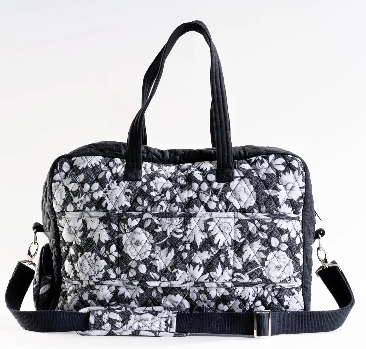 Maison d' Hermine Weekend Bag Cotton Quilted Duffel Overnight Luggage Weekender Gym Bag for Travel Men Women Family Trip