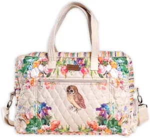Maison d' Hermine Weekender Bags for Women Cotton Quilted Duffel Overnight Luggage Weekend Bag for Men Gym Sports Gifts Travel Business Travellers Family Trip