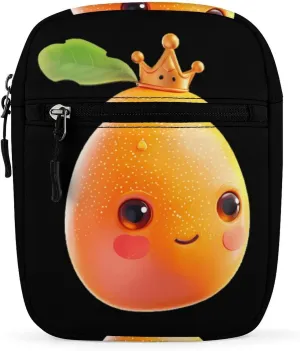 Mango Queen Funny Crossbody Bags Casual Sling Backpack with Adjustable Strap for Women Men