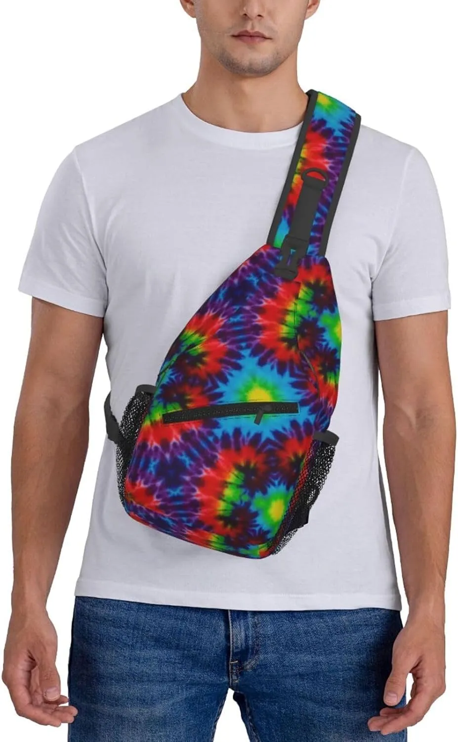 Marijuana Leaf Leaves Chest Bags Crossbody Sling Bag Shoulder Bag Travel Hiking Daypack For Men Women