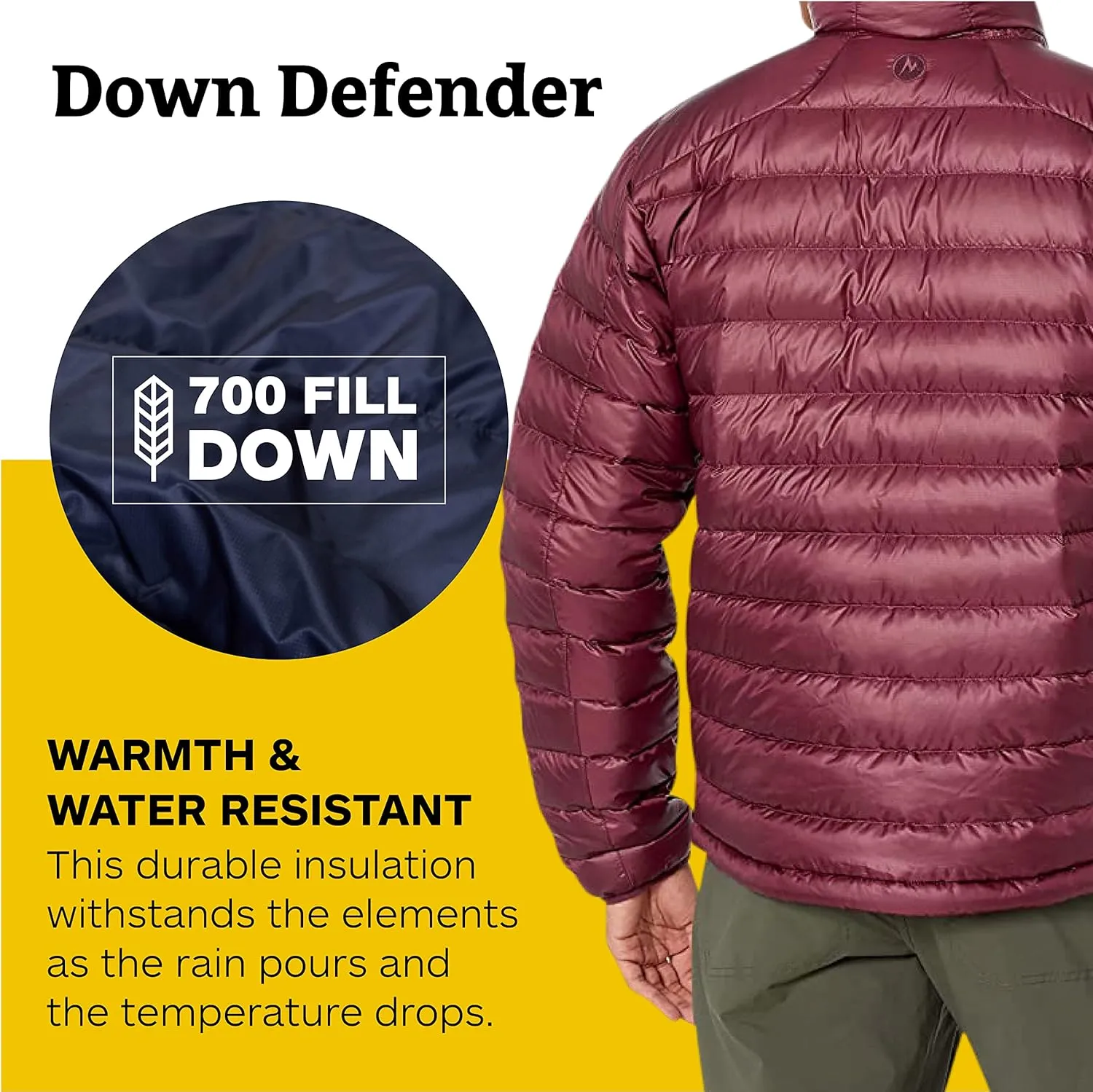 MARMOT Men's Zeus Jacket - 700-Fill Insulated, Water-Resistant, Lightweight Puffer
