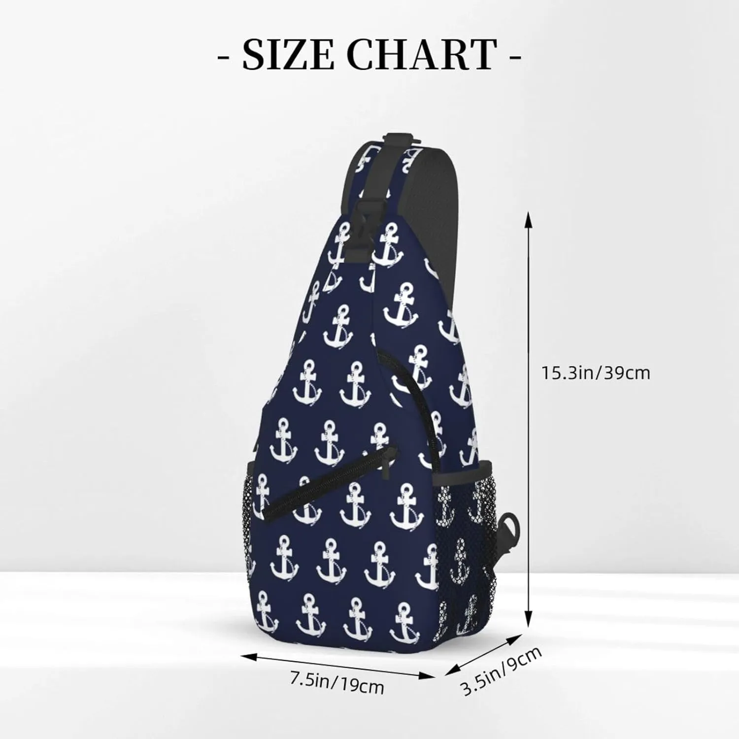 Math Mathematics Sling Bag Adjustable Crossbody Bag Casual Chest Bags Travel Shoulder Backpack For Women Men