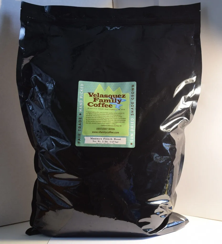 Maximo's French Roast Coffee (dark) | Robust and Smoky, Nutty, Extreme