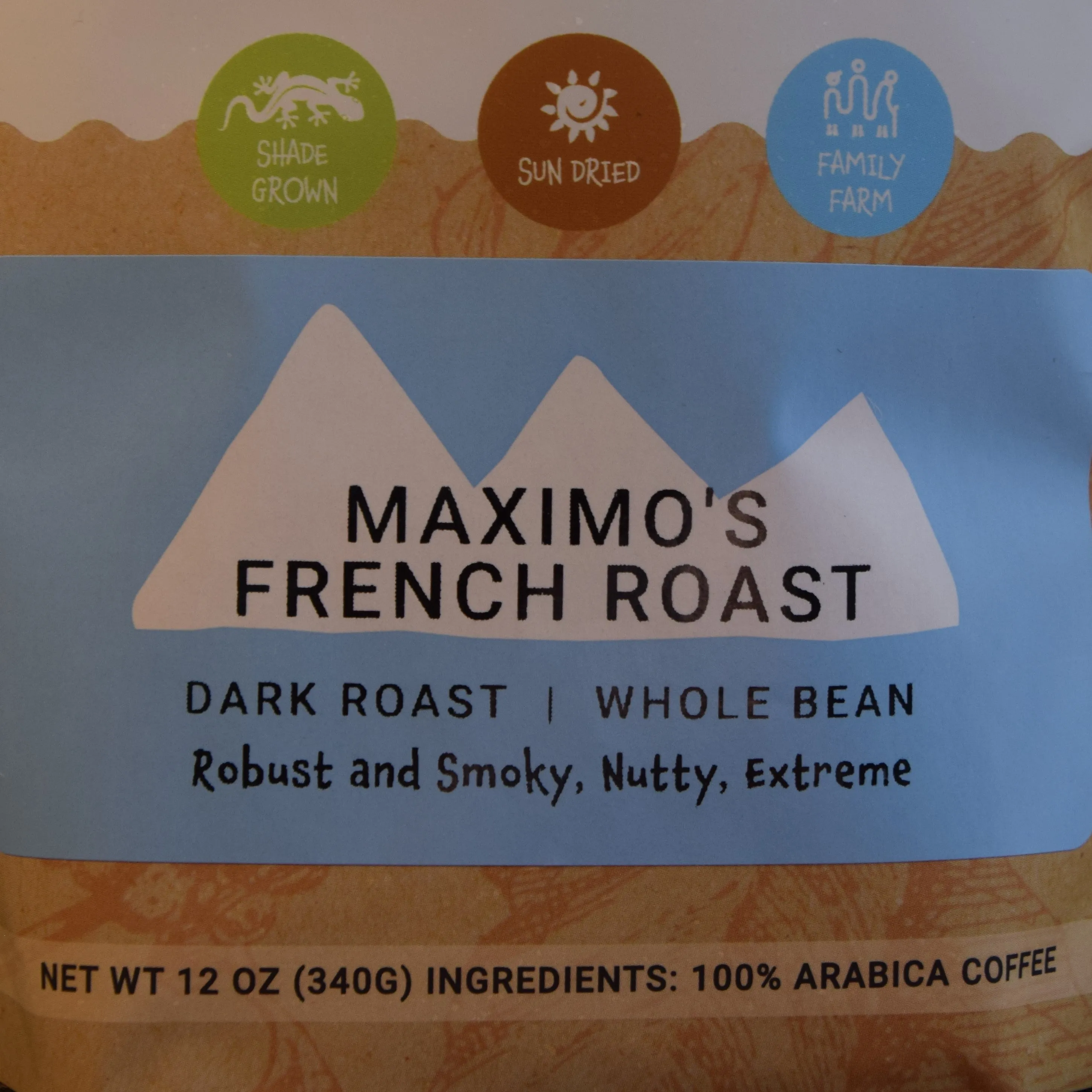 Maximo's French Roast Coffee (dark) | Robust and Smoky, Nutty, Extreme