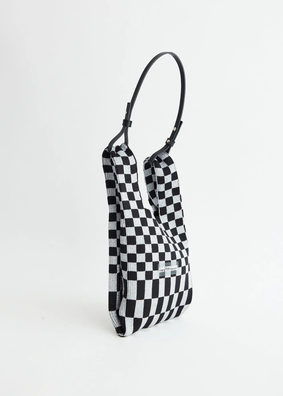 Metallic Ichimatsu Market Bag