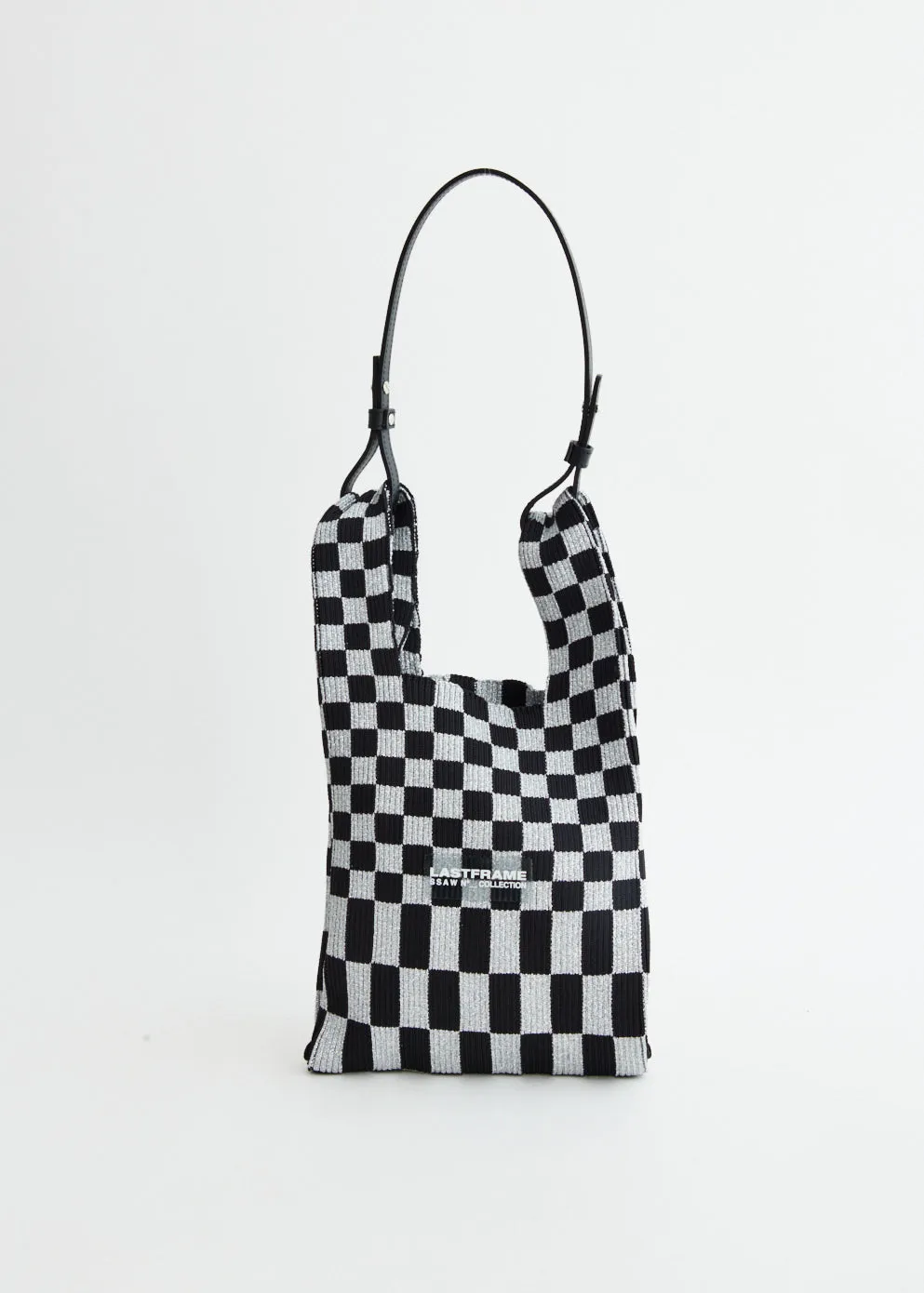 Metallic Ichimatsu Market Bag