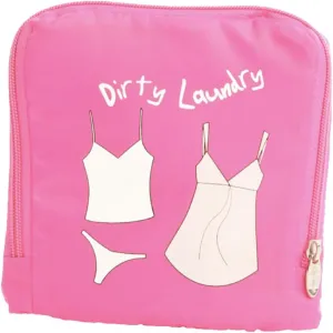 Miamica Soft Travel Laundry Bag with Zipper & Drawstring, 21” x 22” – Keep Your Dirty Clothes Separate & Organized