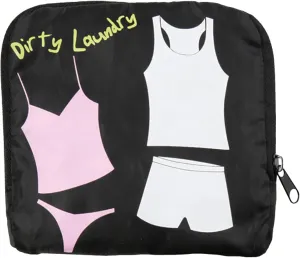 Miamica Soft Travel Laundry Bag with Zipper & Drawstring, 21” x 22” – Keep Your Dirty Clothes Separate & Organized