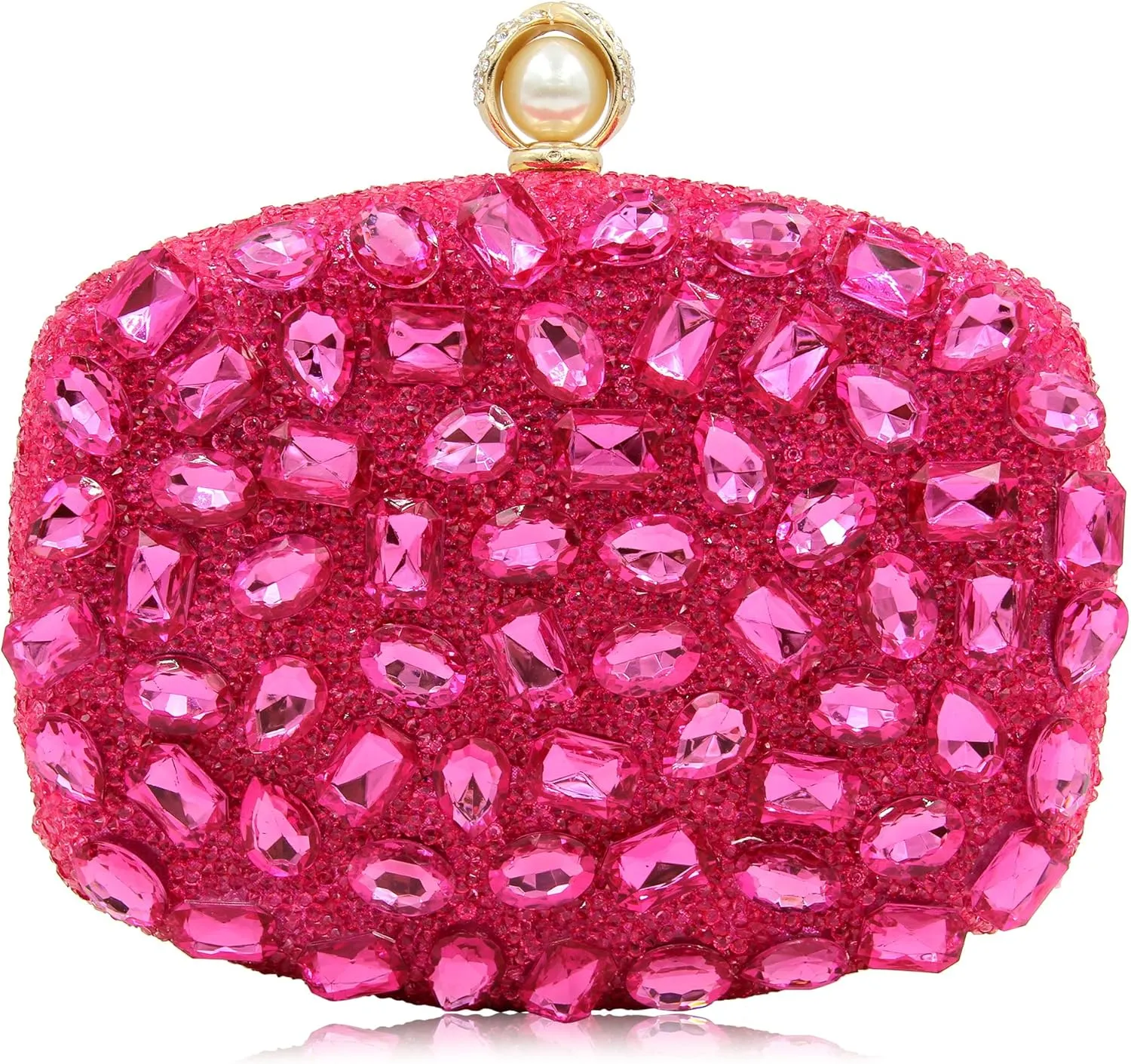 Milisente Clutch Purses For Women Crystal Clutches Evening Bags Gemstone Clutch Purse For Wedding Formal