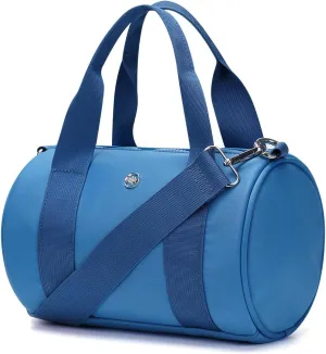 Mini Gym Bag Small Barrel Duffle Crossbody Bags Tote for Women Men Workout Bag Lightweight for Weekender Travel Sports Yoga Fitness Dance