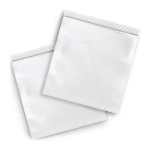 MMBM Resealable Poly Bag, 8x10 Inch, 1000 Pack, 4 Mil, Clear, Lock Seal Zipper, Reclosable Zip Plastic Baggies