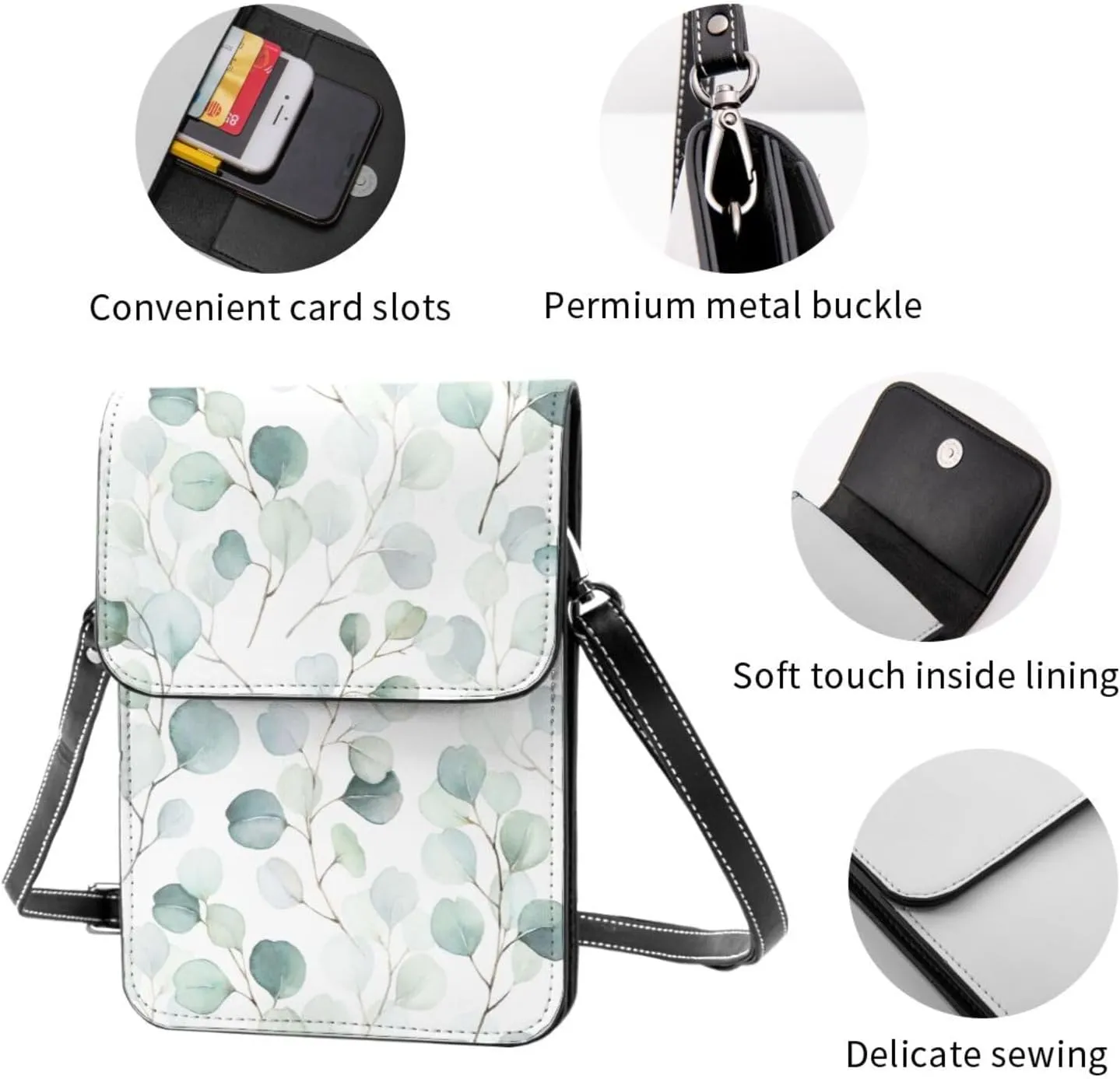 Mmm Fight Womens Crossbody Bags Candy Phone Bag Wallet Purses Adjustable Strap