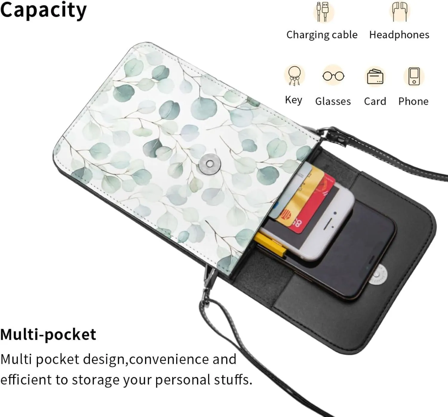 Mmm Fight Womens Crossbody Bags Candy Phone Bag Wallet Purses Adjustable Strap
