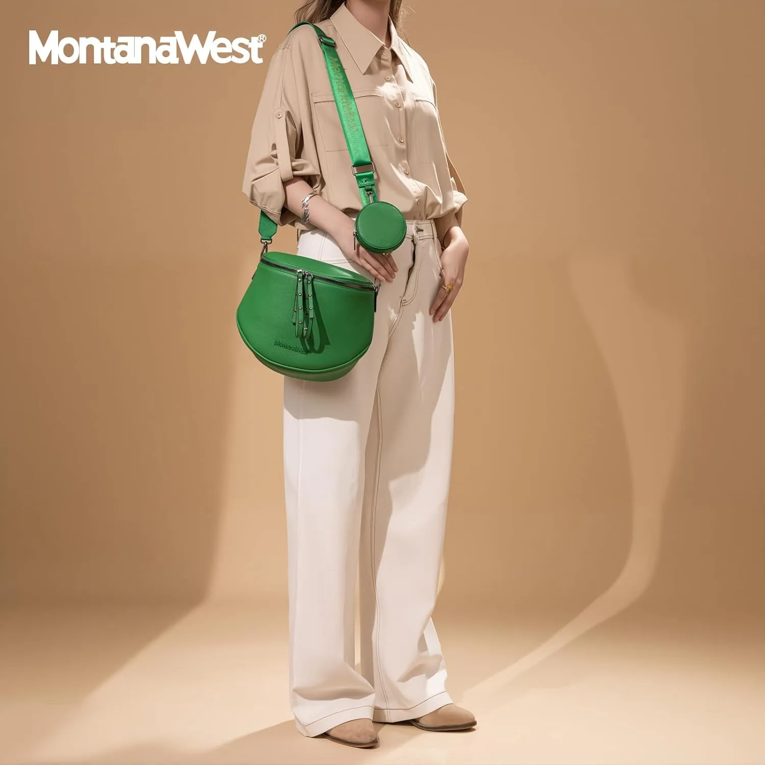 Montana West Crossbody Bags for Women Bum Bag Sling Purse with Adjustable Strap