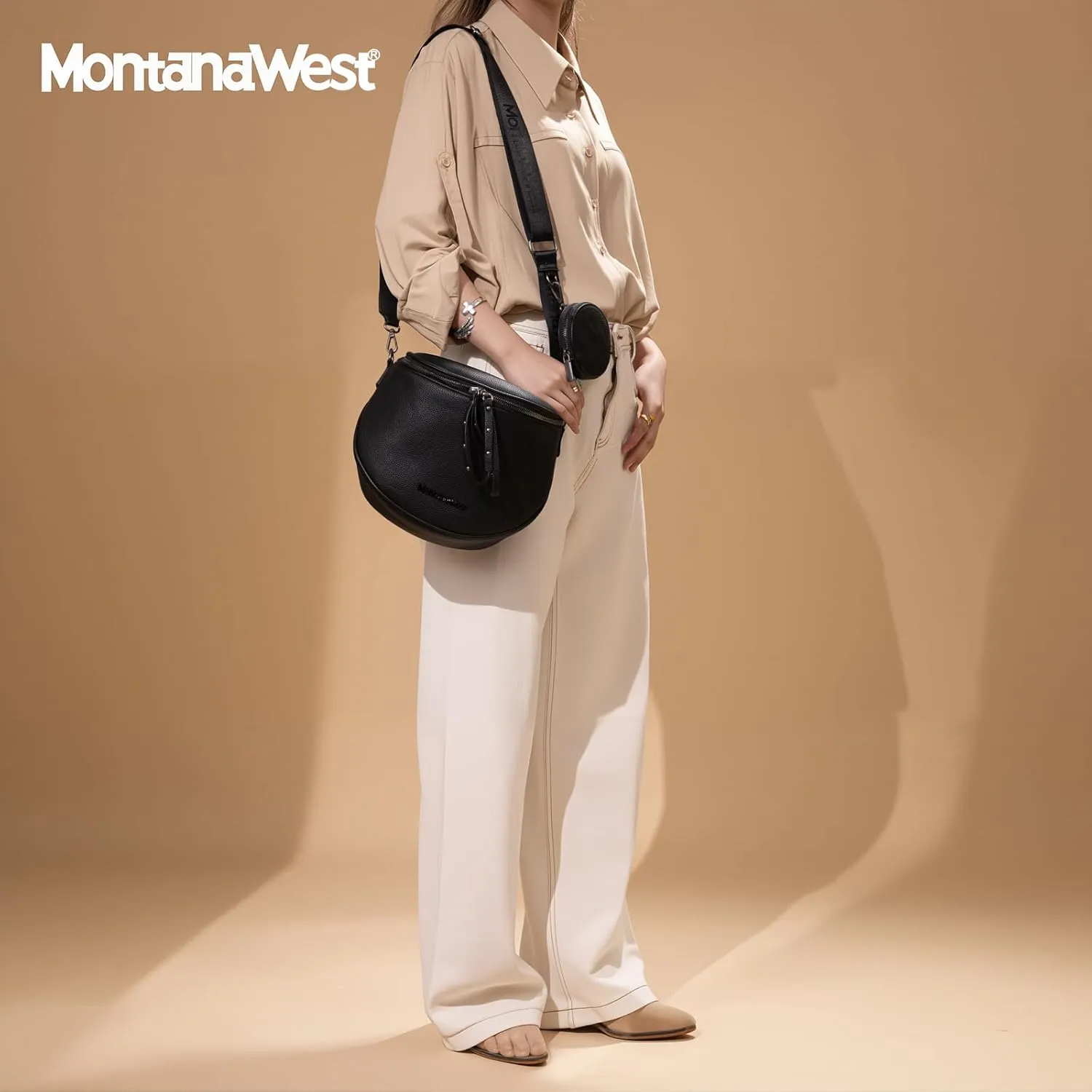 Montana West Crossbody Bags for Women Bum Bag Sling Purse with Adjustable Strap