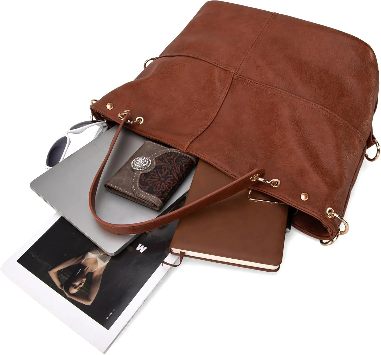 Montana West Tote Bag for Women Hobo Handbag Shoulder Top-handle Purses