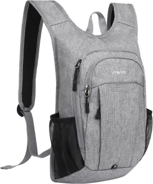 MOSISO Lightweight Hiking Daypack Small Packable Hiking Backpack for Men Women, 3 Layer Casual Foldable Day Pack Shoulder Bag