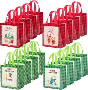 Mr. Pen- 12 Pcs Xmas Gift Totes, Reusable Christmas Bags for Holidays