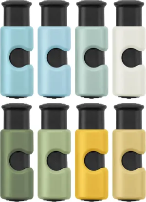 Mr. Pen- Bag Clips, 8 Pack, Squeeze and Lock Bread Bag Clips for Food Storage, Sunlit desert