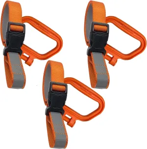 Multus Grocery Carrier by Hand or Hands Free Over Shoulder or Over Wrist - 3 Pack