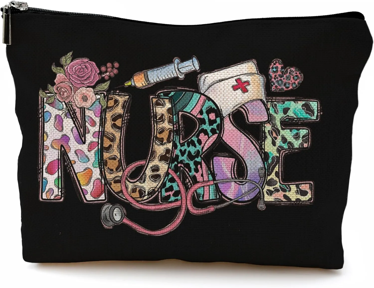 Nurse Makeup Bags,Nurse Gifts for Women,Nurse Cosmetic Bags With Zipper,Nurse Gifts for Nursing Student,Student Nurse Gifts