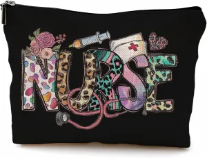 Nurse Makeup Bags,Nurse Gifts for Women,Nurse Cosmetic Bags With Zipper,Nurse Gifts for Nursing Student,Student Nurse Gifts
