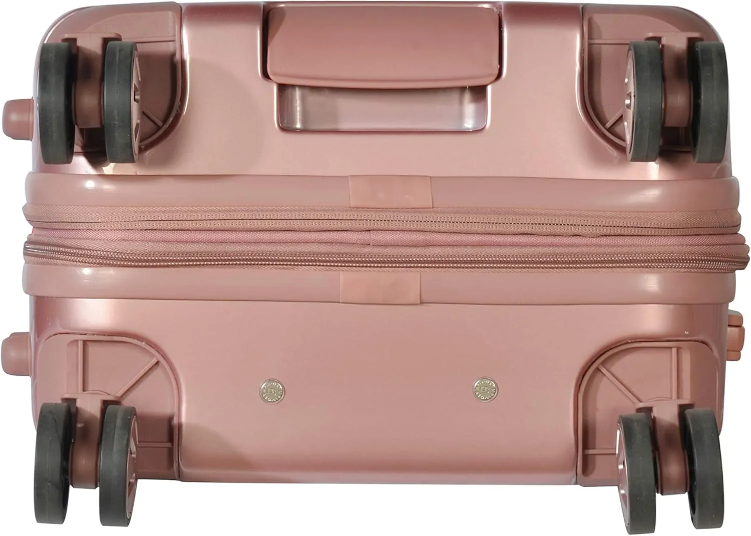 Olympia U.S.A. Nema 25-inch Luggage Expandable Lightweight Hardside Double 4 Wheel Spinner Suitcase with TSA Lock and Hidden Laptop Compartment