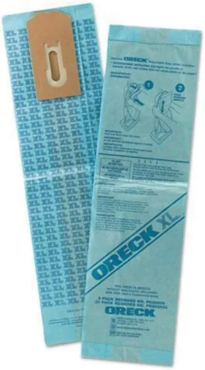 Oreck Commercial XL Vacuum Cleaner Bags, Pack of 25, Single-Wall Filtration, Disposable, Fights Odors, Oreck Vacuum Cleaner Bags for Use in Upright Vacuums