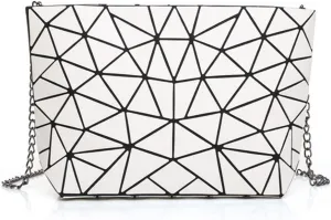 Orita Women Holographic Laser Envelope Clutch Handbag Shoulder Bag Purse