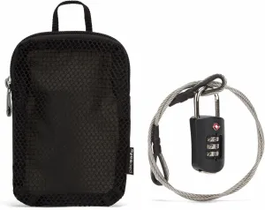 Pacsafe Prosafe 1000 Combination Lock with Steel Cable, Black