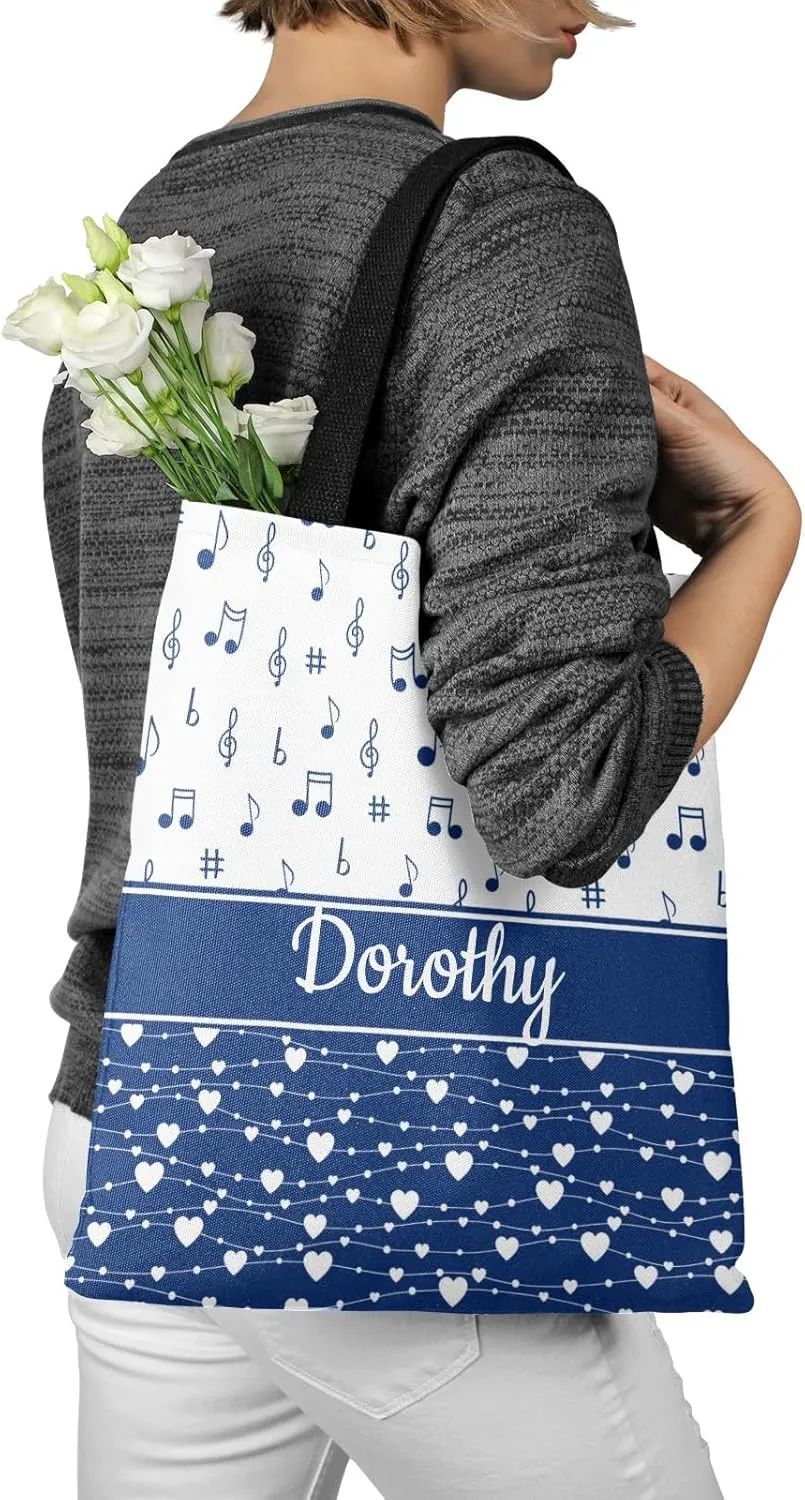 Personalized Lightweight Commuter Bags, Eco-friendly Shopping Bags, Tote Canvas Bags