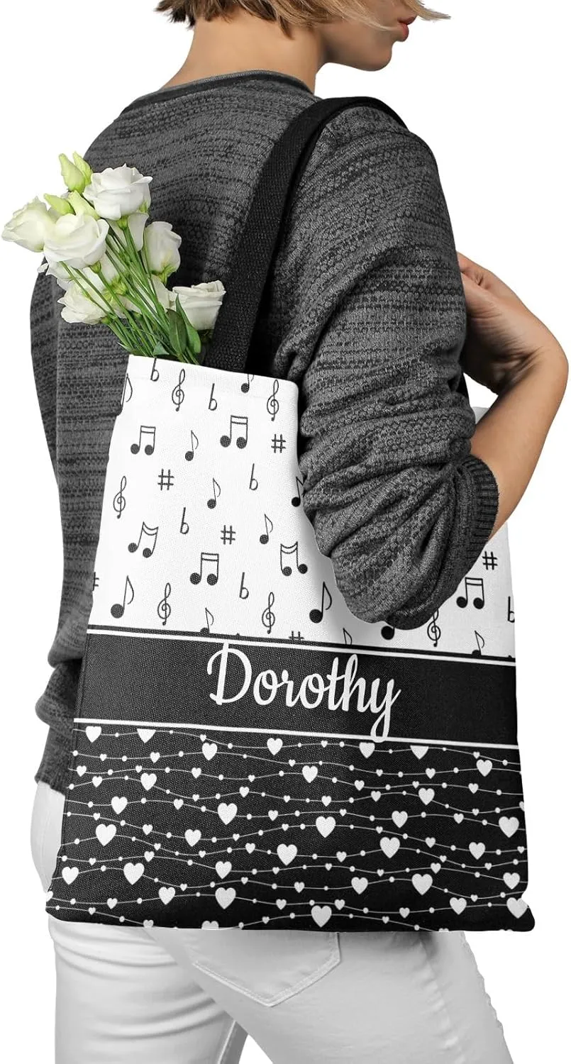 Personalized Lightweight Commuter Bags, Eco-friendly Shopping Bags, Tote Canvas Bags