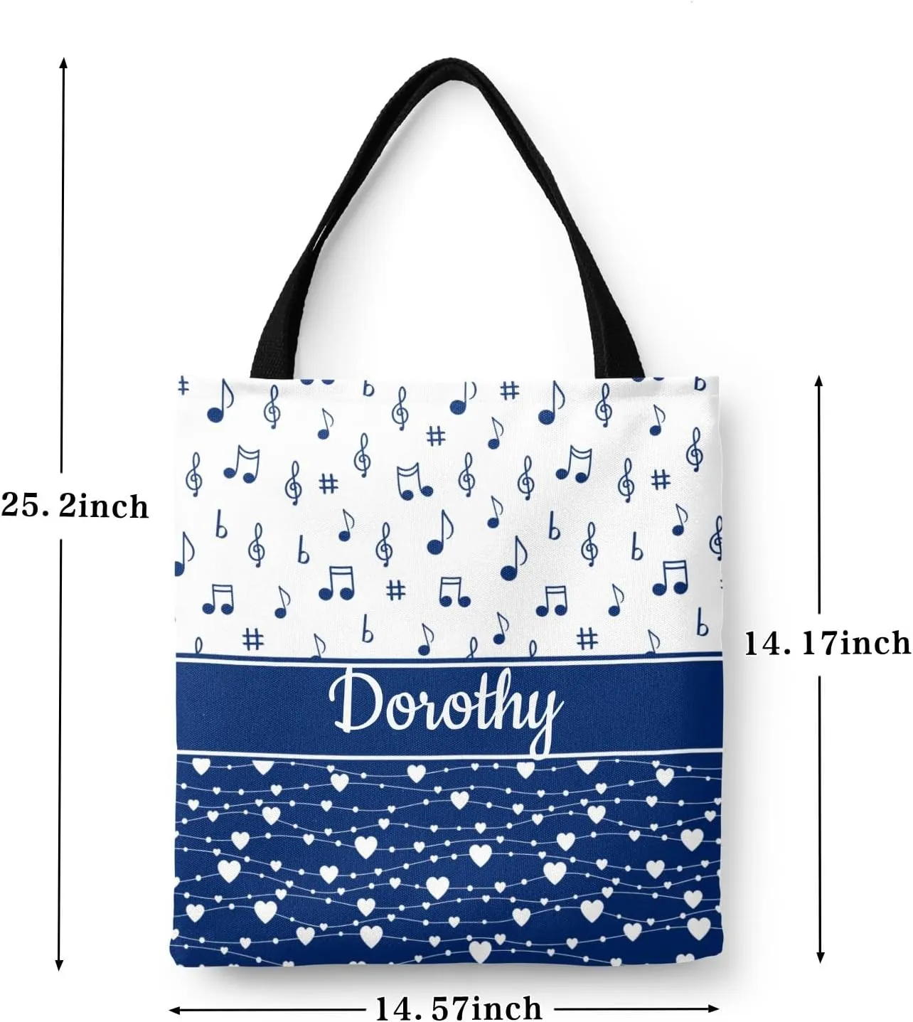 Personalized Lightweight Commuter Bags, Eco-friendly Shopping Bags, Tote Canvas Bags