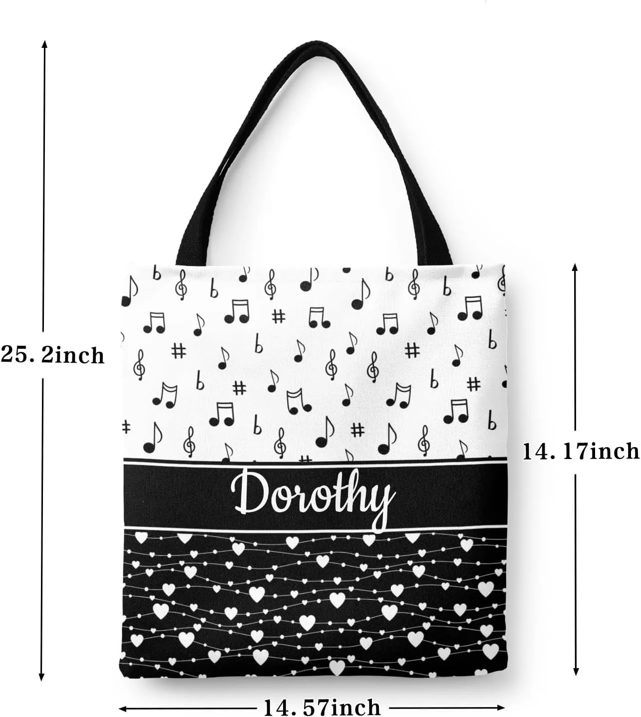 Personalized Lightweight Commuter Bags, Eco-friendly Shopping Bags, Tote Canvas Bags