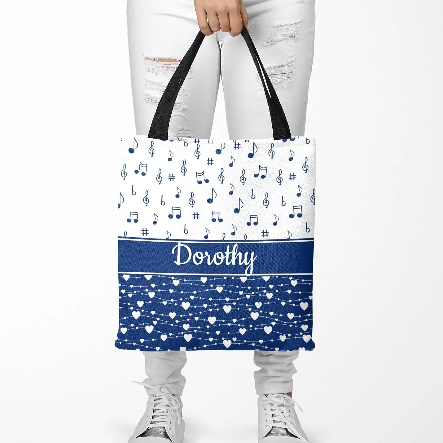 Personalized Lightweight Commuter Bags, Eco-friendly Shopping Bags, Tote Canvas Bags