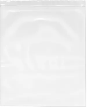 Plymor 13" x 15" (Pack of 25), 6 Mil Industrial Duty Zipper Reclosable Plastic Bags