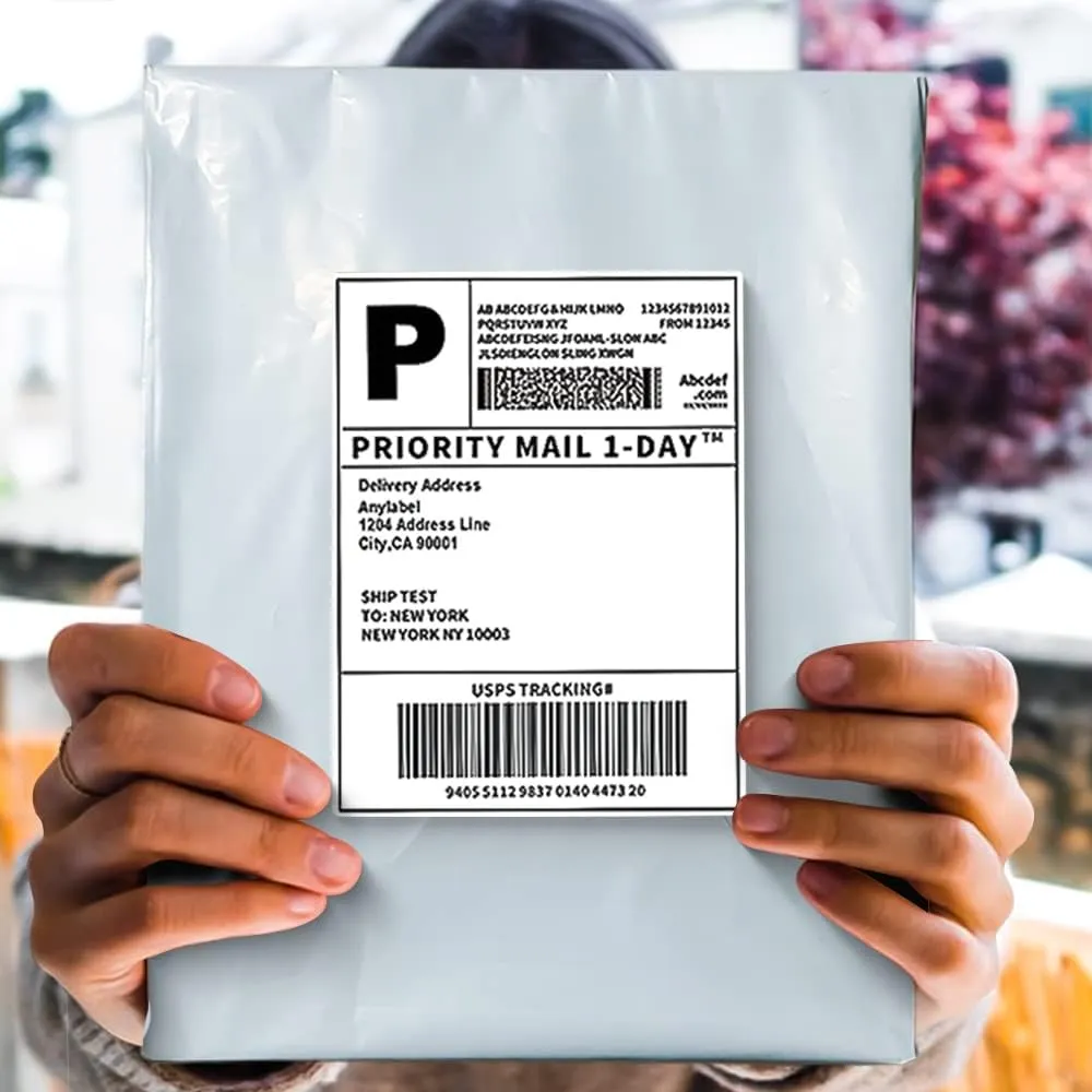 POLYSELLS Poly Mailers Shipping Envelopes, Strong Adhesive Sealing, Waterproof, and Tear-resistant Postal Mailing Bags for Clothing, Books, and Accessories (White, 14.5x19 Inch, 500 pcs)