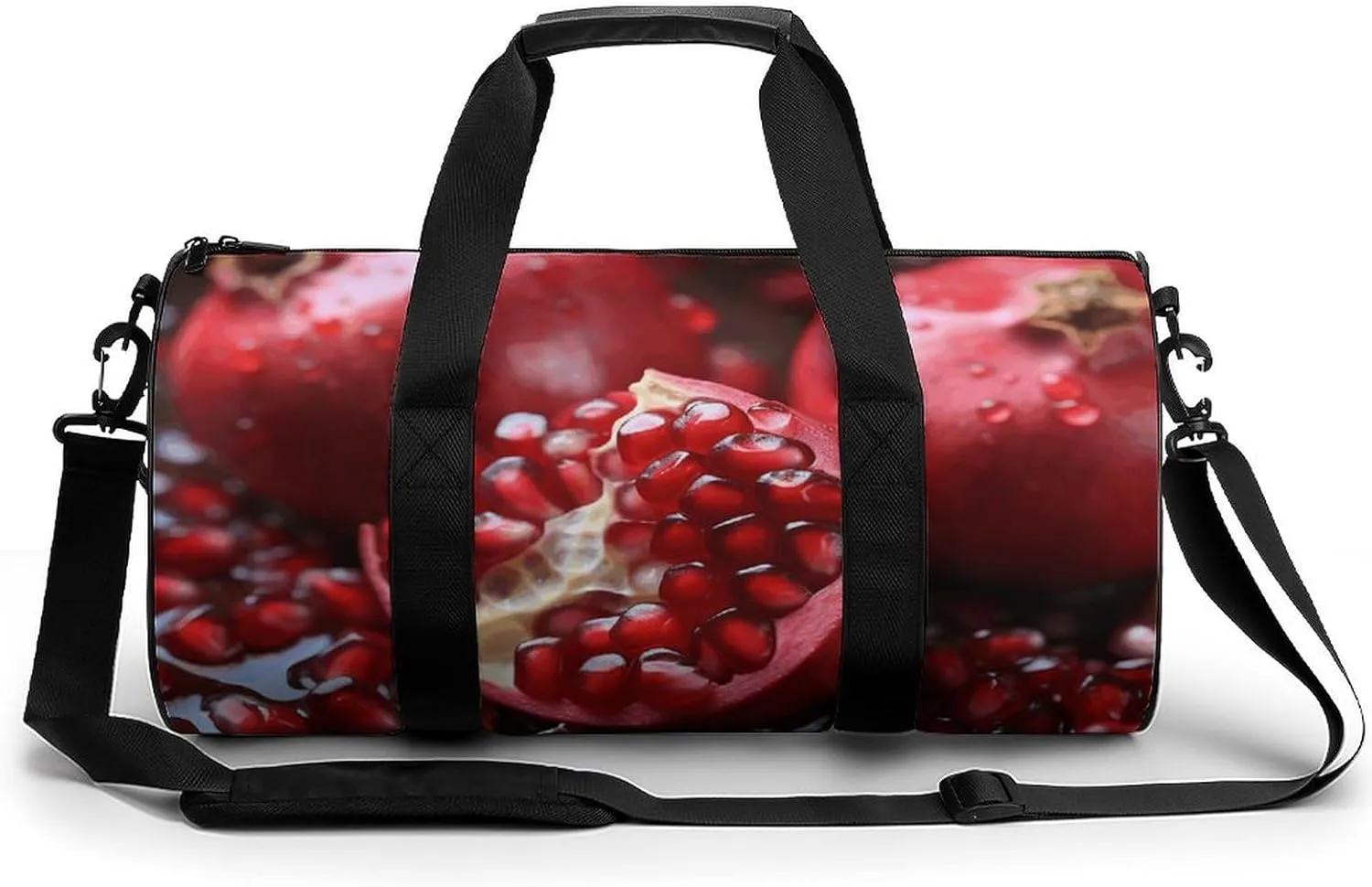 Pomegranate Fruit Gym Bag for Men Women Water Resistant Duffle Bag Travel Lightweight Bag for Travel Sports